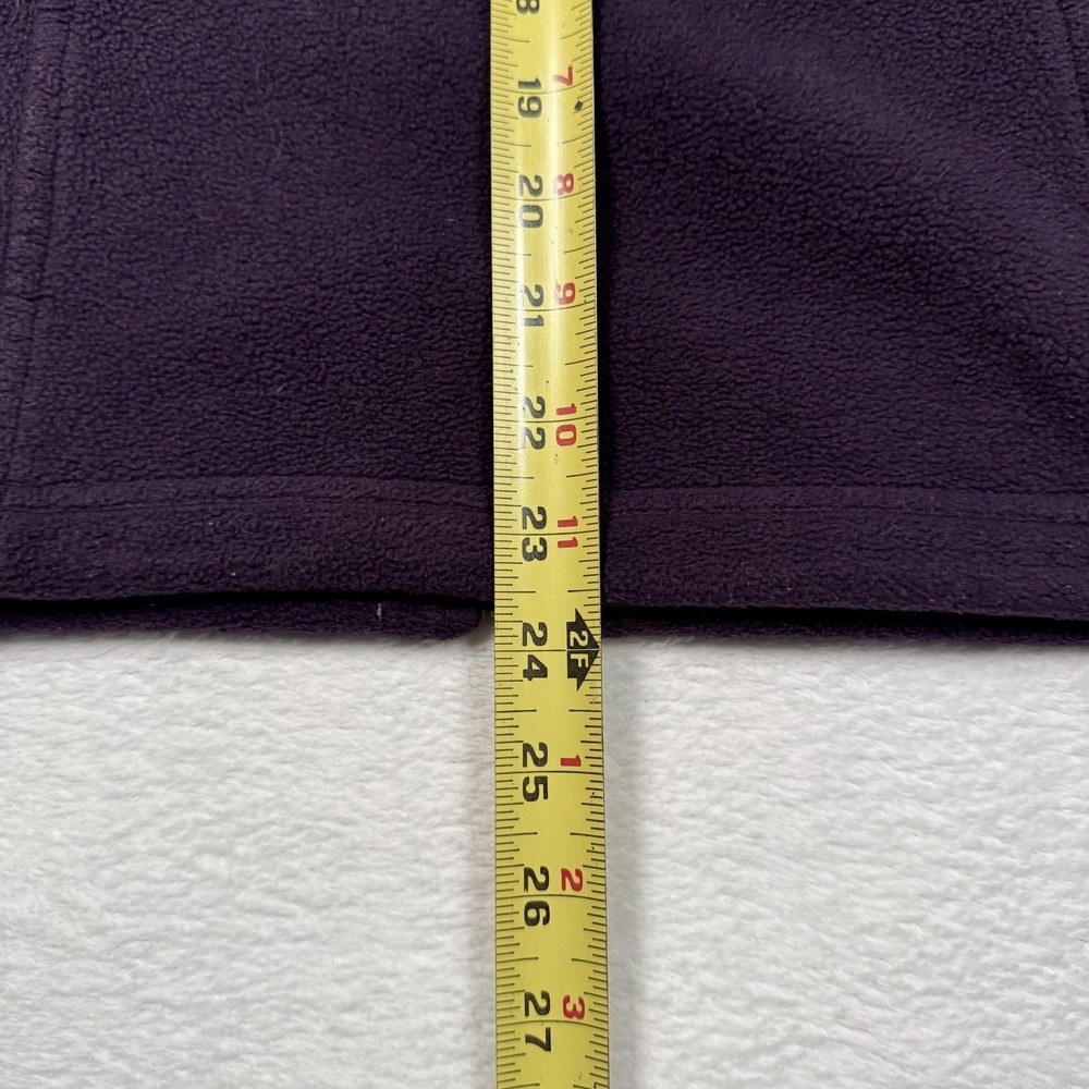 Columbia Jacket Womens Small Purple Fleece Full Zip Stand Collar Pockets Hiking - Picture 10 of 11